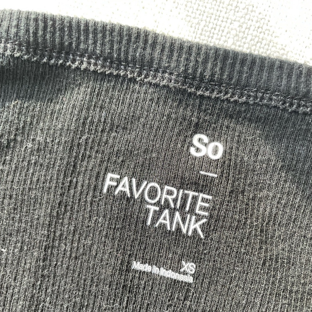 Black Tank Top - Picture 3 of 3